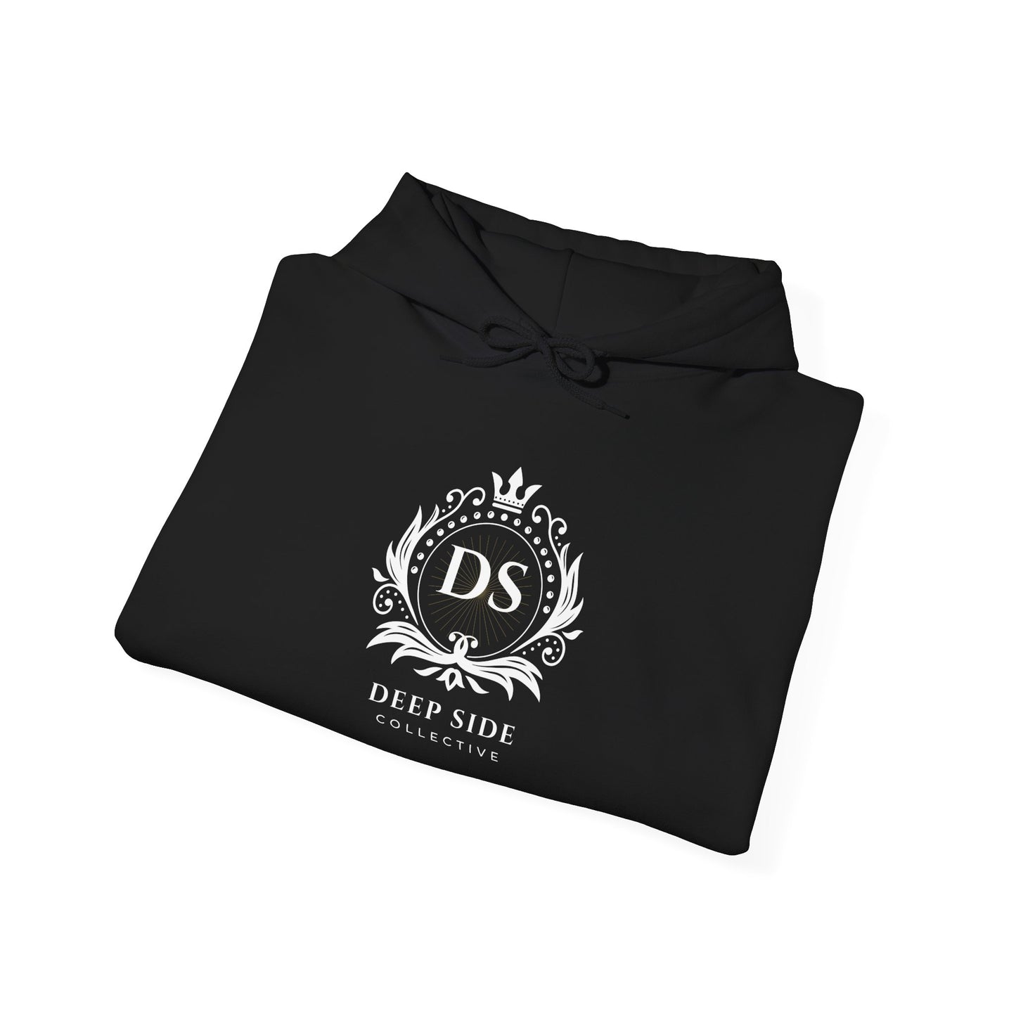 Deep Side Collective Hoodie BLACK|WHITE LOGO